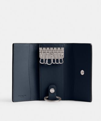 憧れの ケース 6リングキー コーチ COACH ブラック COACH - （COACH 小物